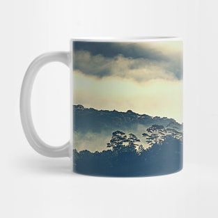 Mountains Covered In Fog Mug